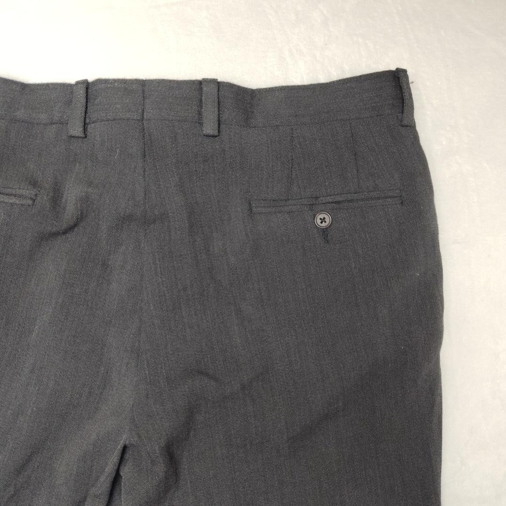 Ted Baker Pants Mens 36x29 Gray Julian Wool Dress Slacks Tailored Office Work - Picture 5 of 14